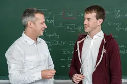 Professor Holger Boche and Dr. Rafael Schaefer, winner of the Johann Philipp Reis Prize, discuss their novel security system for wireless communications